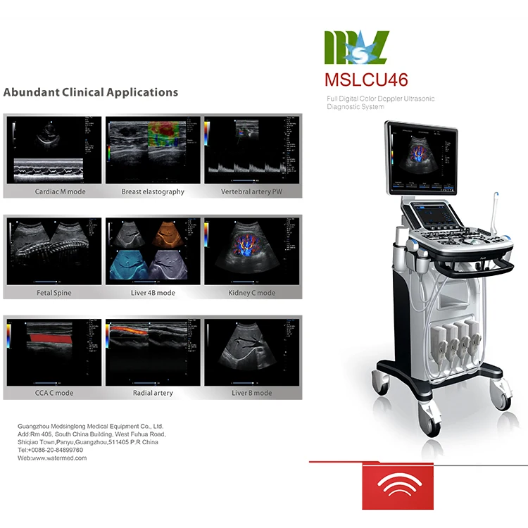 Полноцветный допплер ультразвуковой сканер 3D/4D портативные ультразвуковые инструменты цена по акции MSLCU46