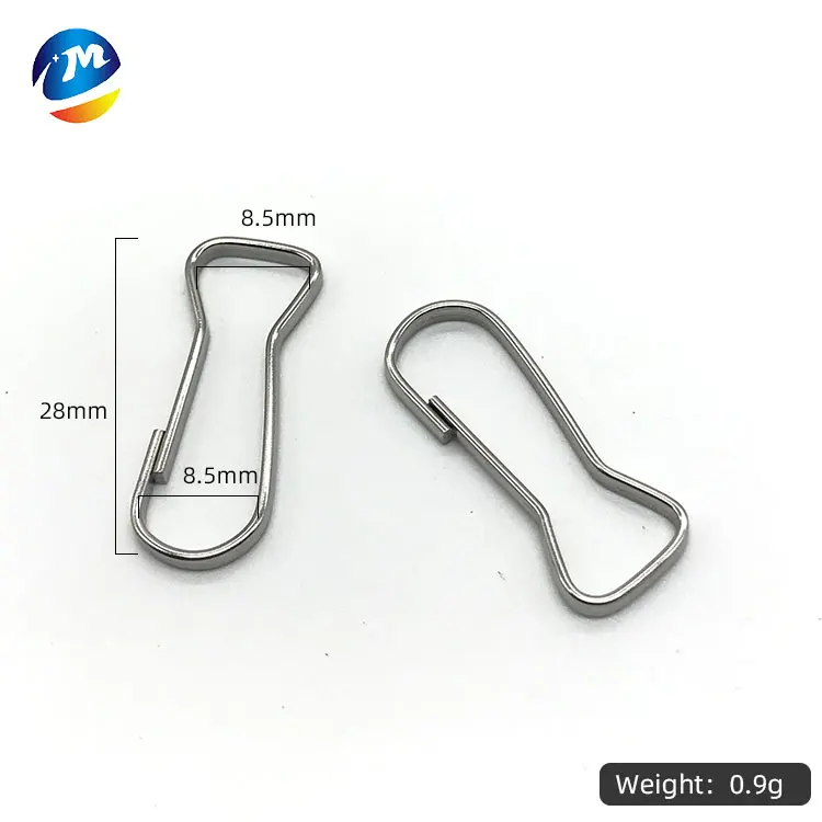 purse clasp hardware spring clip 28mm 304 stainless steel key chain metal spring hook