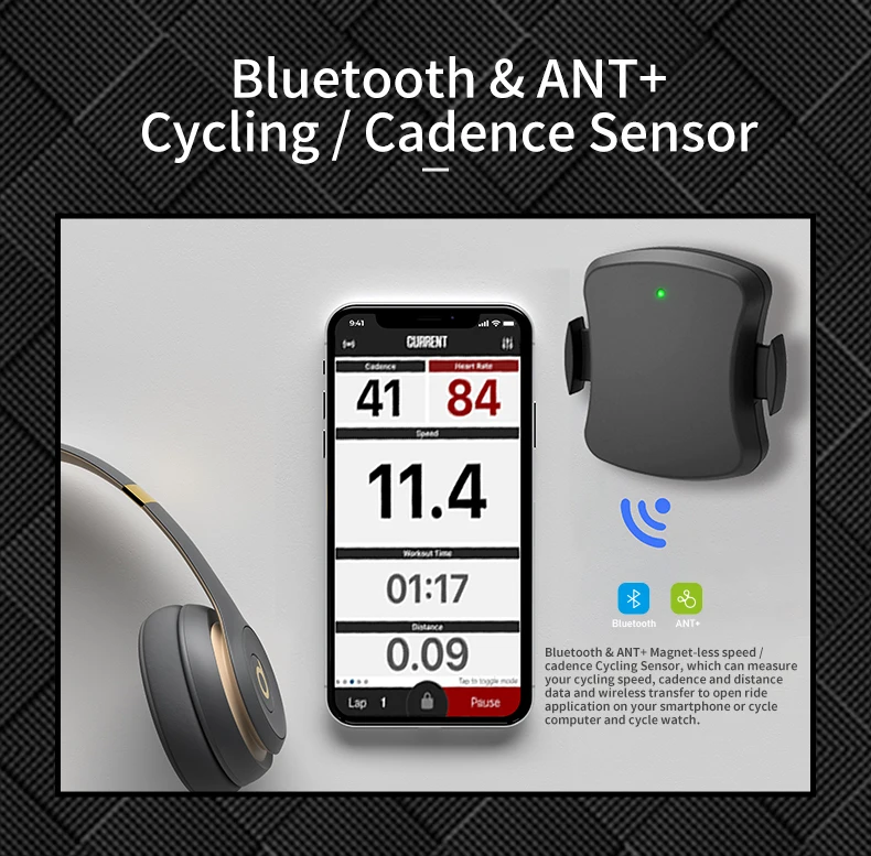 Оригинальный велосипедный компьютер CHILEAF Ble ANT + с датчиком скорости и частоты вращения