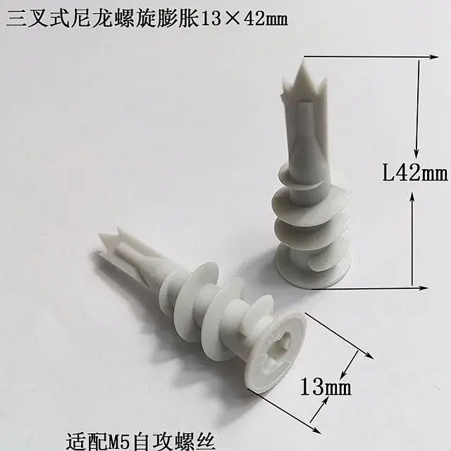 Manufacturing Hot Selling Durable Nylon Wall Anchor Screw Plug