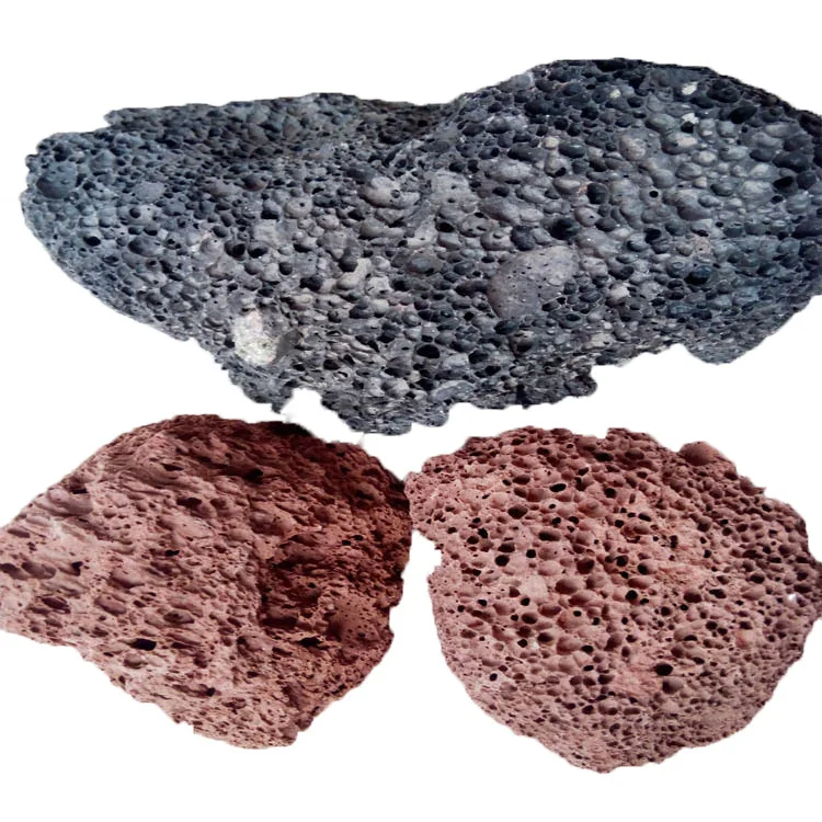 Hot selling landscape pebble stone black lava stone pebble