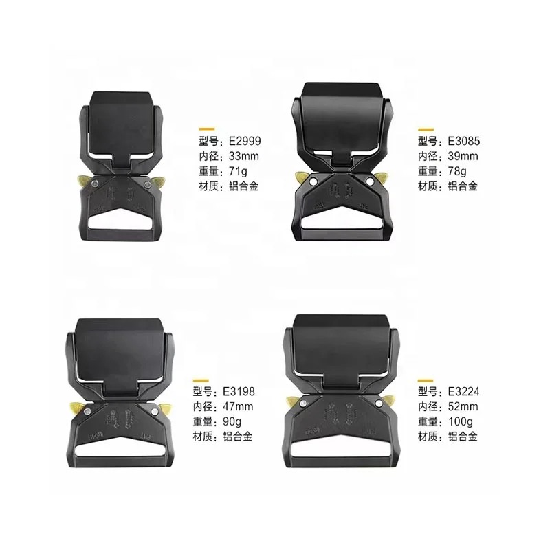 Premium 15/20/25/33/38/45/50 mm quick release backpack 7075 aviation aluminum taktisch belt buckle