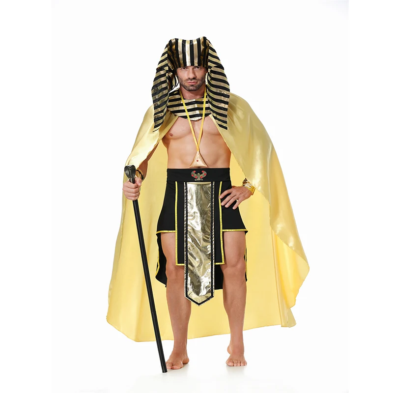 Halloween Costume Adult Egyptian Costume Cosplay Male Egyptian Pharaoh Costume