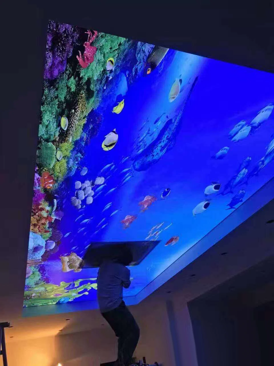 ZHIHAI Flowers Butterfly pvc ceiling and wall panel