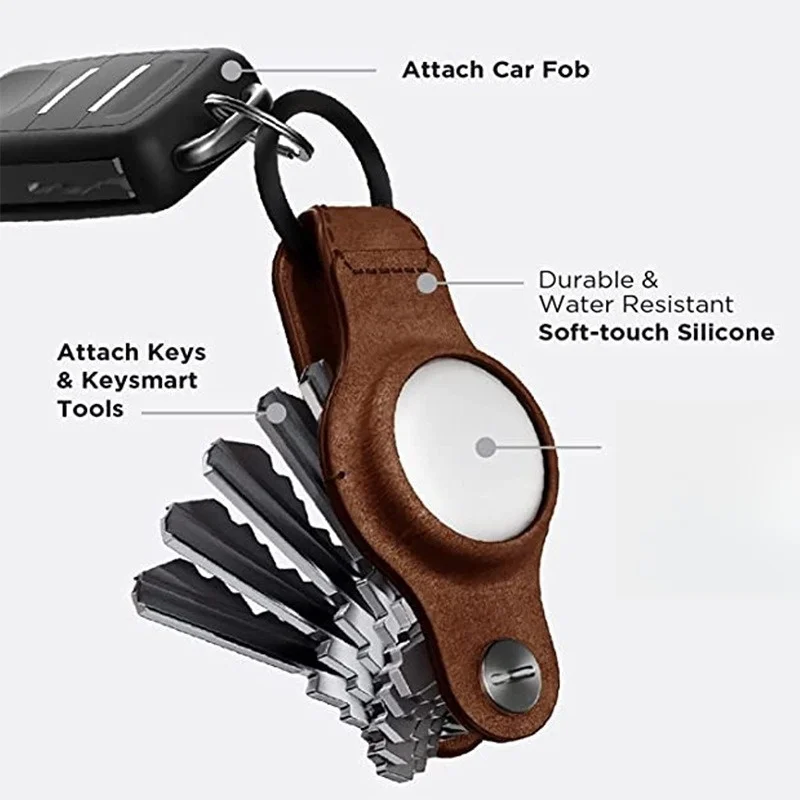 Bagsplaza New Design Key Chain Metal Custom Logo Leather Key Holder Car Key Holders Gifts for Men