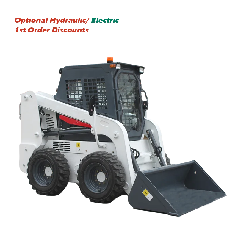 CE Certified Skid Steer Loader with EPA T4/Euro 5 Emission Standards & Rated load of 830 kg | Brand New Chinese Mini Loader