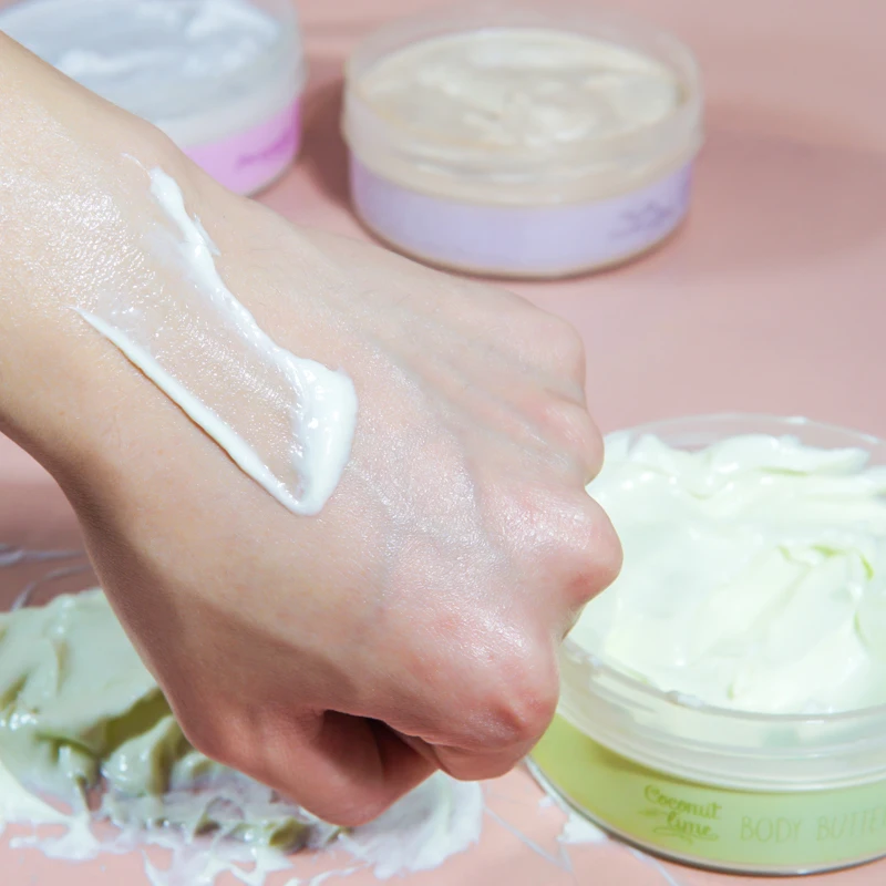 OEM Custom Wholesale Organic Vegan Private Label Body Butter Natural Brightening Moisturizing Whitening Shea Butter Body Cream