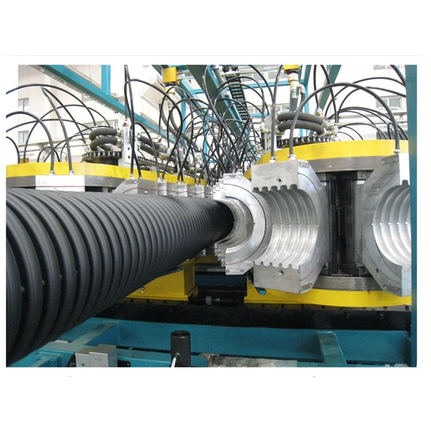 HDPE Corrugated pipe machine Double wall corrugated pipe extrusion machine DWC pipe machine