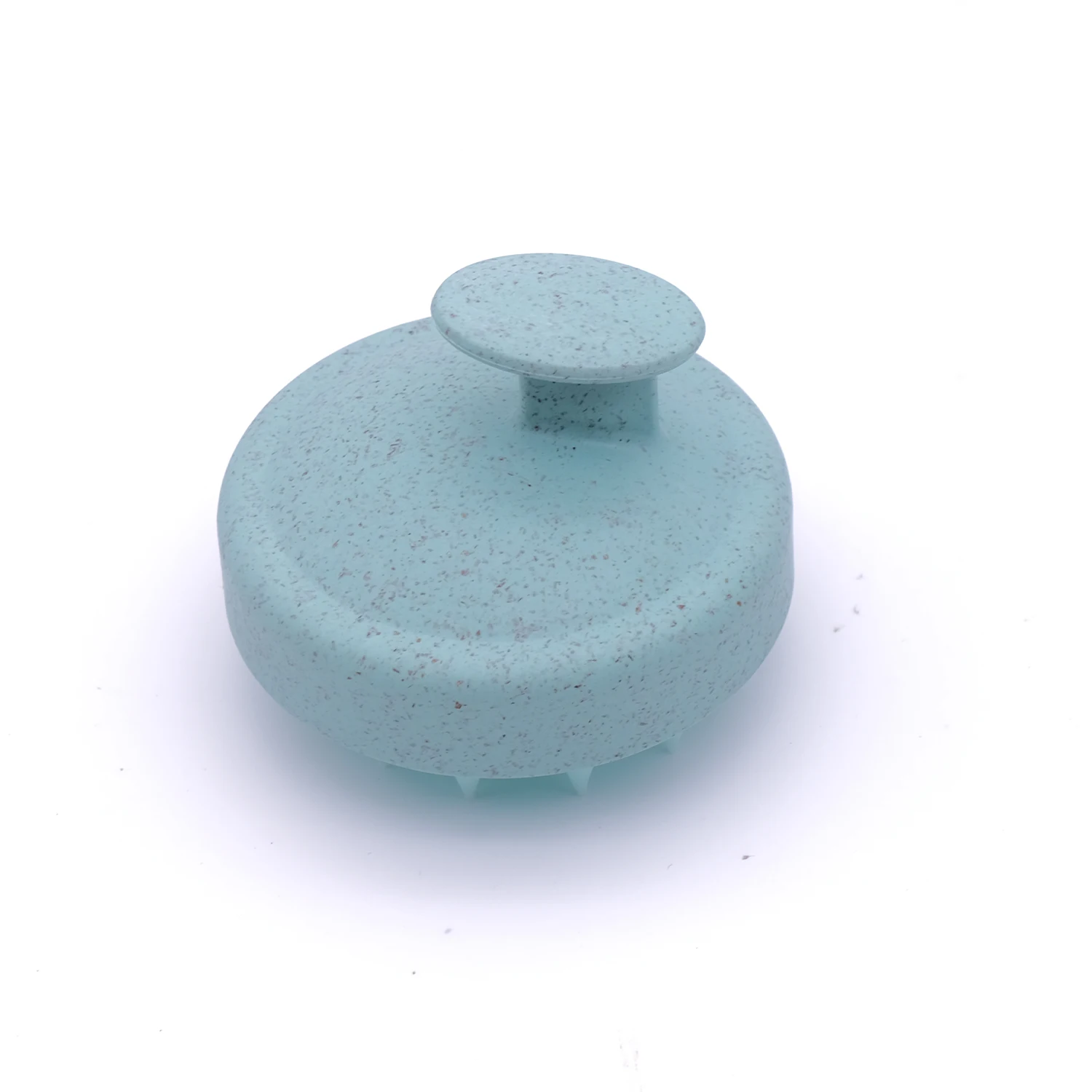 Amazon Hot sale Wheat Straw fiber Plastic ABS Silicone Scalp Massager Hair Shampoo Brush