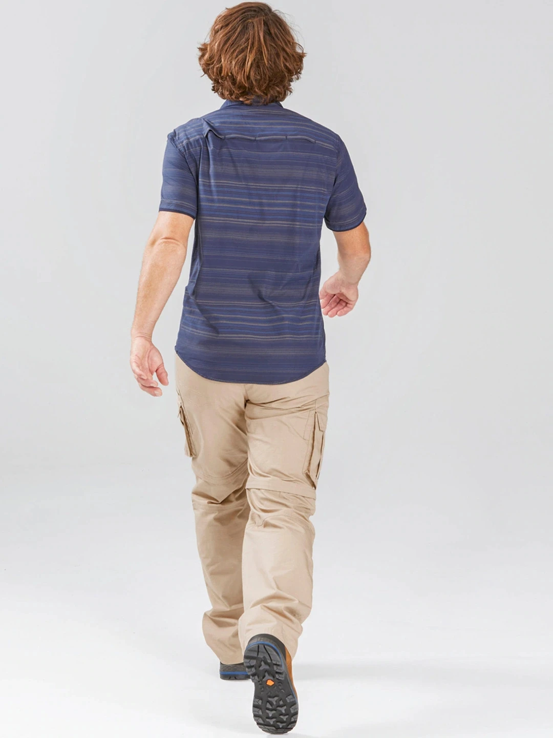 Branded 100% organic cotton khaki 8 pockets mens cargo trousers