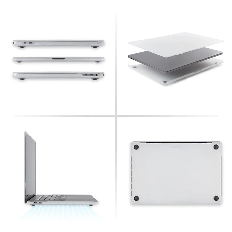 Laptop Cover Scratch Proof Laptop Case For Macbook Pro 14 16 Semi Hard PP Material Ultra Thin Case For Macbook Case