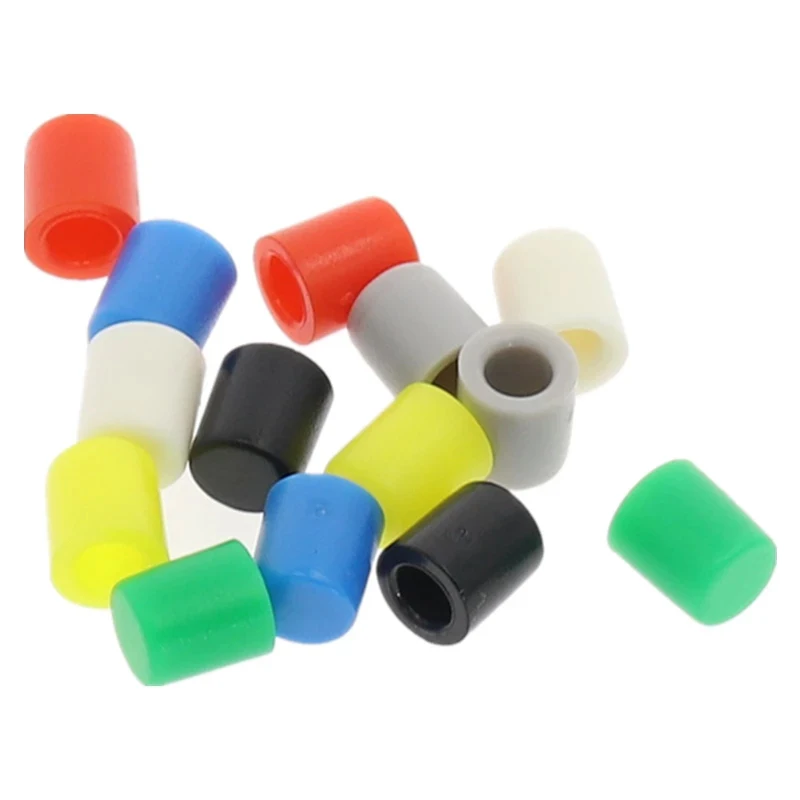 Free shopping 7 Color Plastic Cap Hat Kits G62 for 6*6mm Tactile Push Button Switch Lid Cover