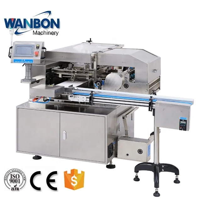 Fully Auto 3D Carton Box BOPP Biscuits Box Wrapping Packing PVC Cellophane Overwrapping Machine