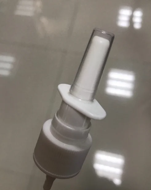 factory 20ML White Empty Plastic Nasal Spray Bottles Pump Sprayer Mist Nose Spray Refillable Bottle For Saline Water Wash Applications