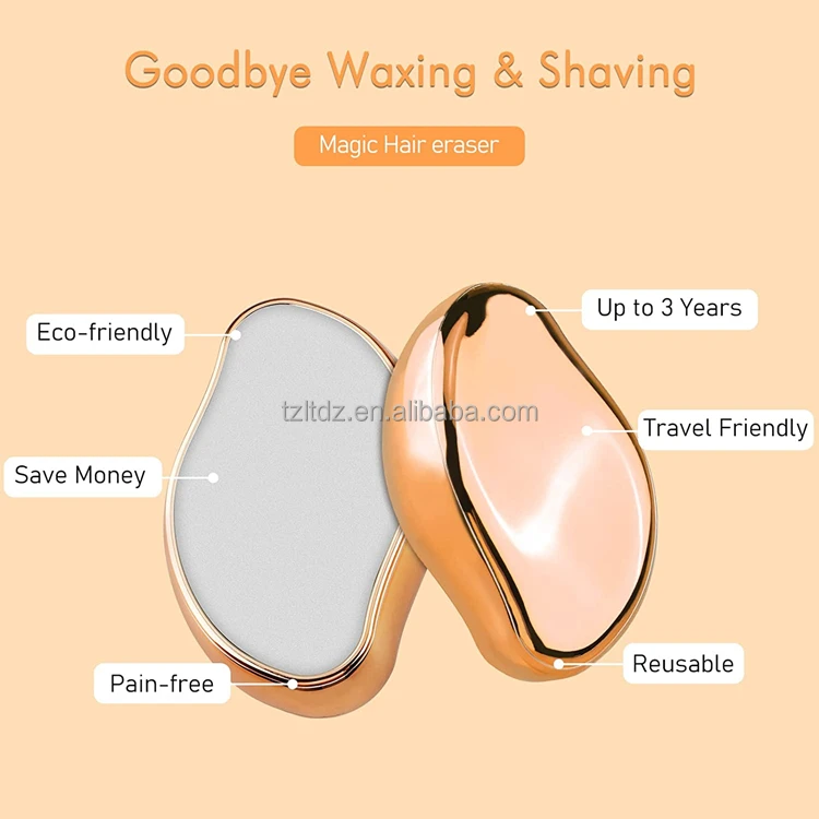 Factory wholesale Upgrade style Painless Exfoliation Hair Removal Tool Crystal Hair Eraser Magic Crystal Hair Remover