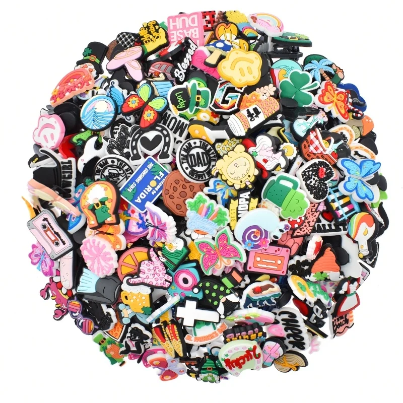 pvc charms Cute Bulldog Different Dogs Style Shoe Charms dog mom dog dad shoe charms Garden Shoe Decoration Accessories