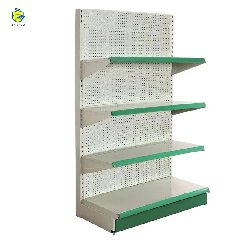 Store Gondola Shelving Metal Storage Rack Shop Display Equipment  Supermarket Shelf Double Sided Supermarket shelf