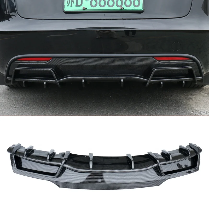 Hot Sale Car Exterior Accessories Thunder Type Rear Bumper For Tesla Model 3 Highland 2024