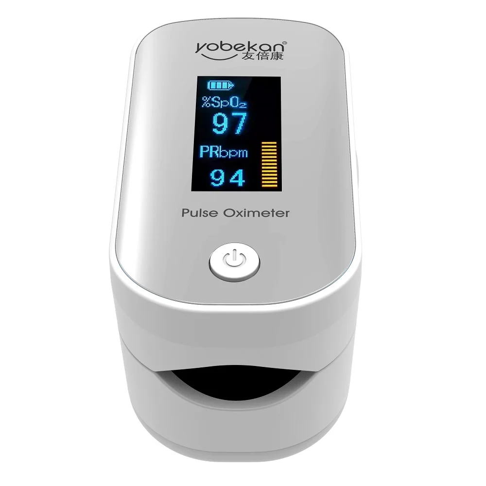 Yobekan Handheld Custom Oximeter Blood Oxygen Finger Monitor Oxi Meter Digital Oximetro Fingertip Pulse Oximeter