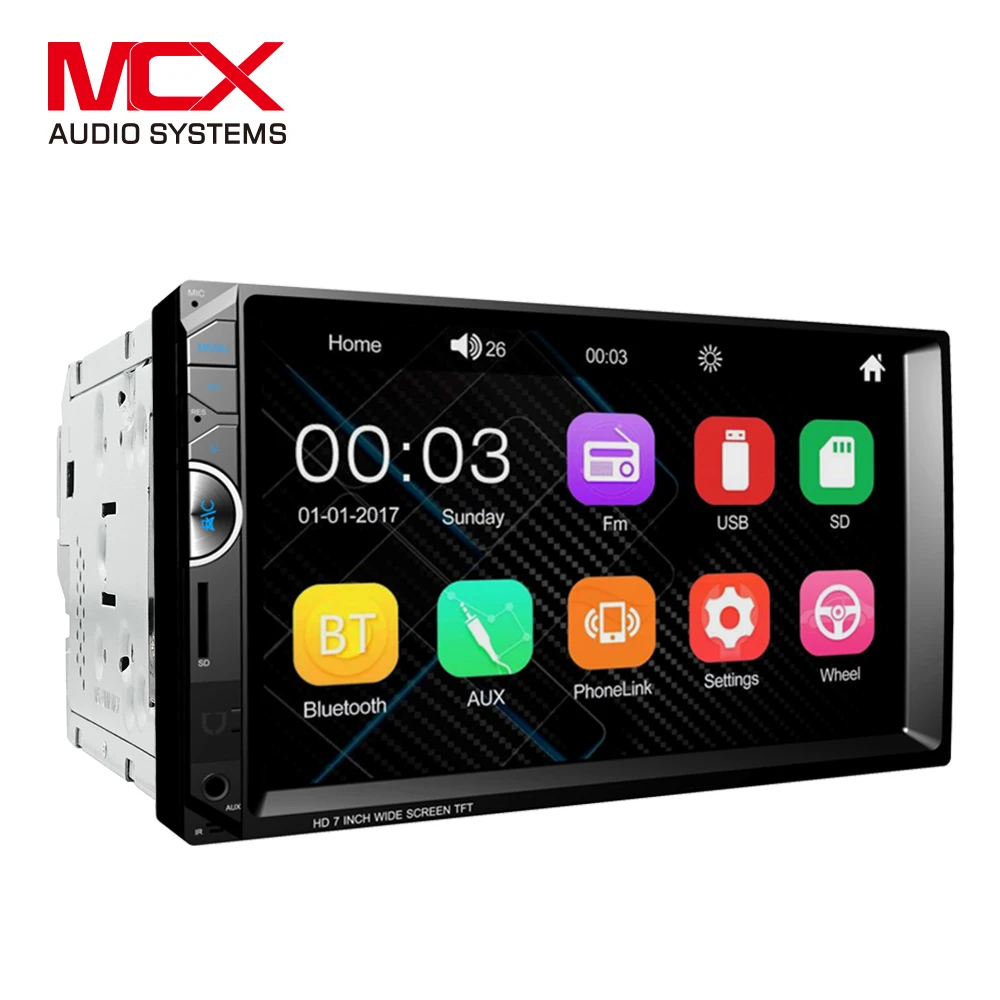 7 inch Universal Car stereo MP5 Carplay Android auto 7inch TFT LCD 2din Car Multimedia Video MP4 MP5  Player