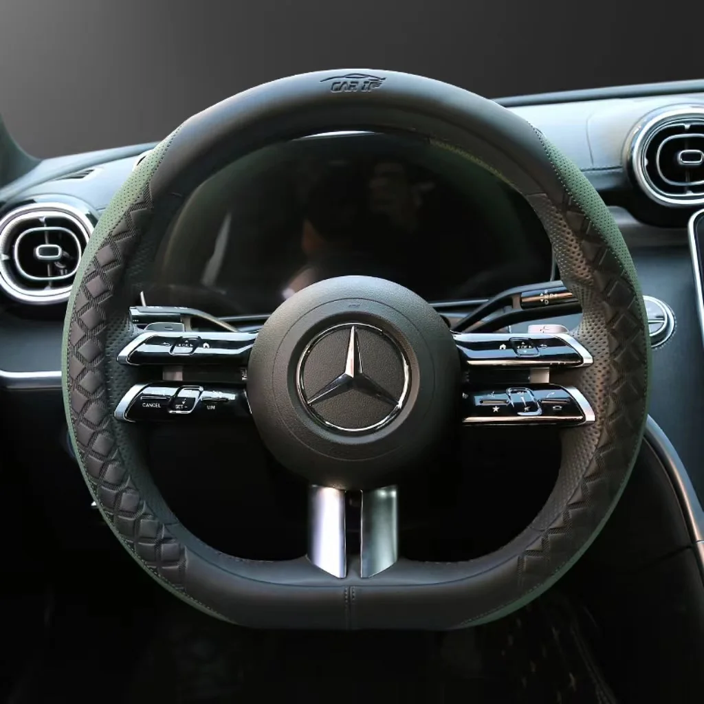 Ultra-Thin Four Seasons General Wear-Resistant Business Steering Wheel Cover Fit Car Interior Supplies