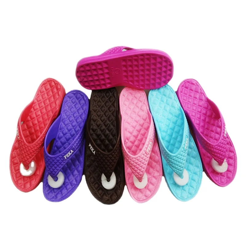 2020 cheap fancy chappal design lady EVA slippers flip flops summer beach sandals for women girls non-slip bathroom slippers