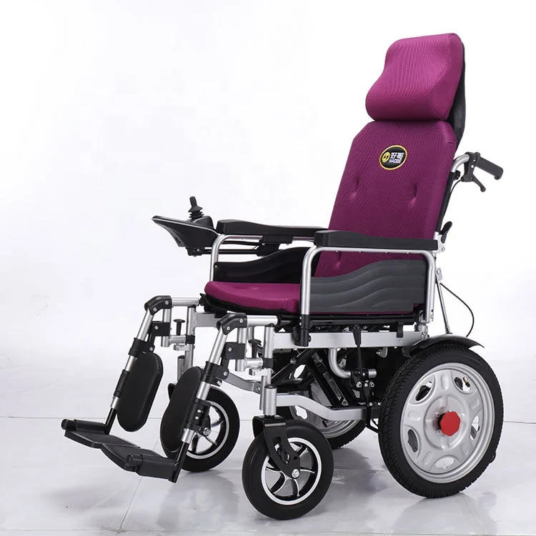 
HG-W680Q Max Load Weight 130kg Foldable Wheel Chair Electric Wheelchair For Stairs 