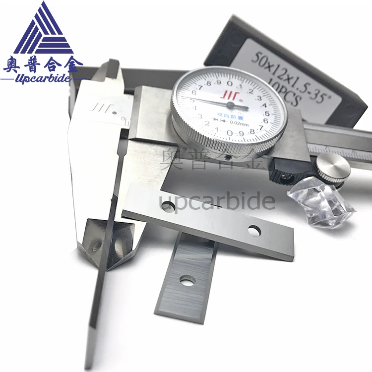 Wholesale Tungsten carbide Metal Knife Blade Insert Wood Planer Knife 37 Degree Customization