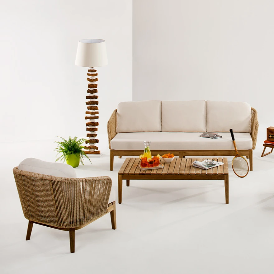 Best sell sofa set with pillow and cushion modern outdoor sofa set for hotel and home garden using