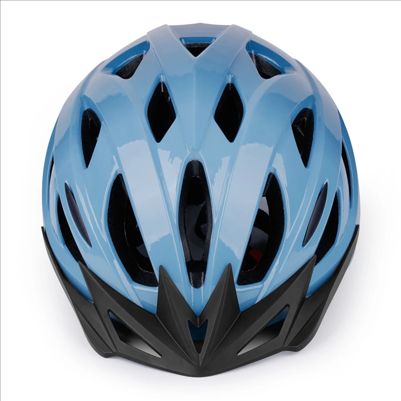 Factory Direct Matte Black Modular Cycling Safety  Blue riding helmet with brim