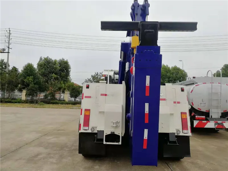 8X4 Shacman 40ton 50 ton 60 ton heavy duty rotator wrecker tow truck for sale