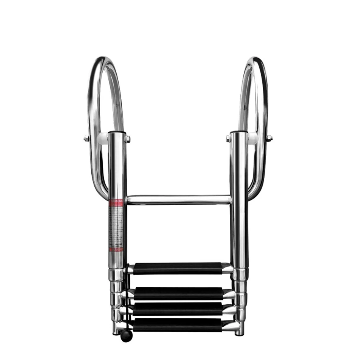 Kayak Accessories 304 Stainless Steel 4 Step Telescopic Boat Ladder Marine Parts