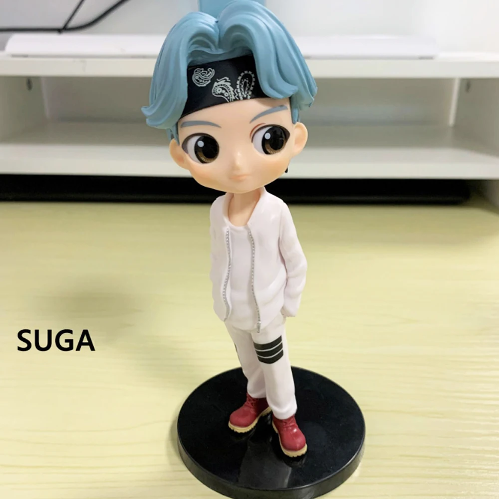 7pcs Korea Kawaii KPOP star TOP group PVC doll toy cute bulletproof boy group A.R.M.Y action doll girl gift