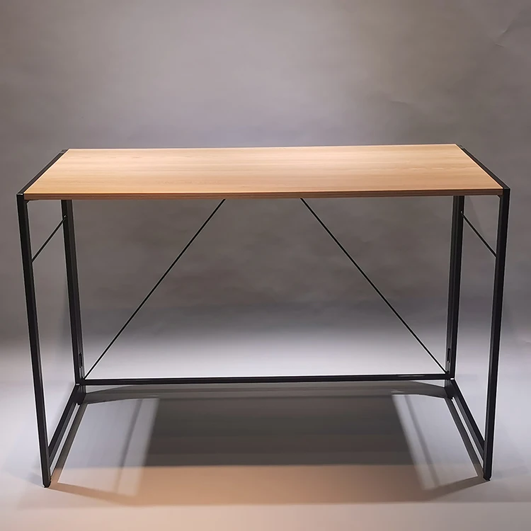 Компьютерный стол деревянный стол дизайн коричневый складной столик для ноутбука для офис Рабочий Стол изучения письменного