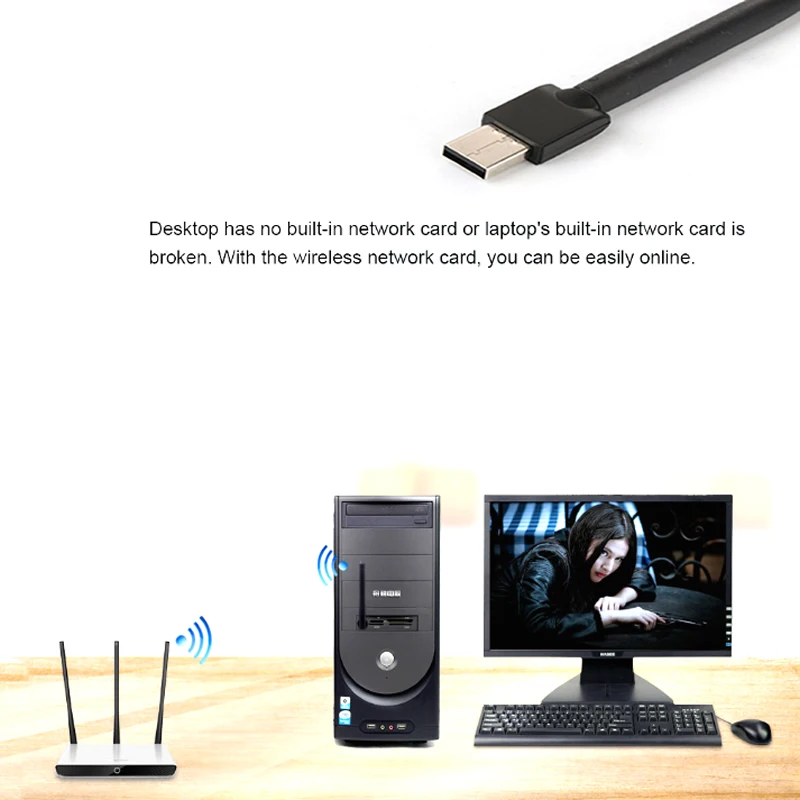  CE rohs 802 11 беспроводной сетевой usb Wi-Fi адаптер для спутникового приемника android планшета ноутбука ip-камеры 254