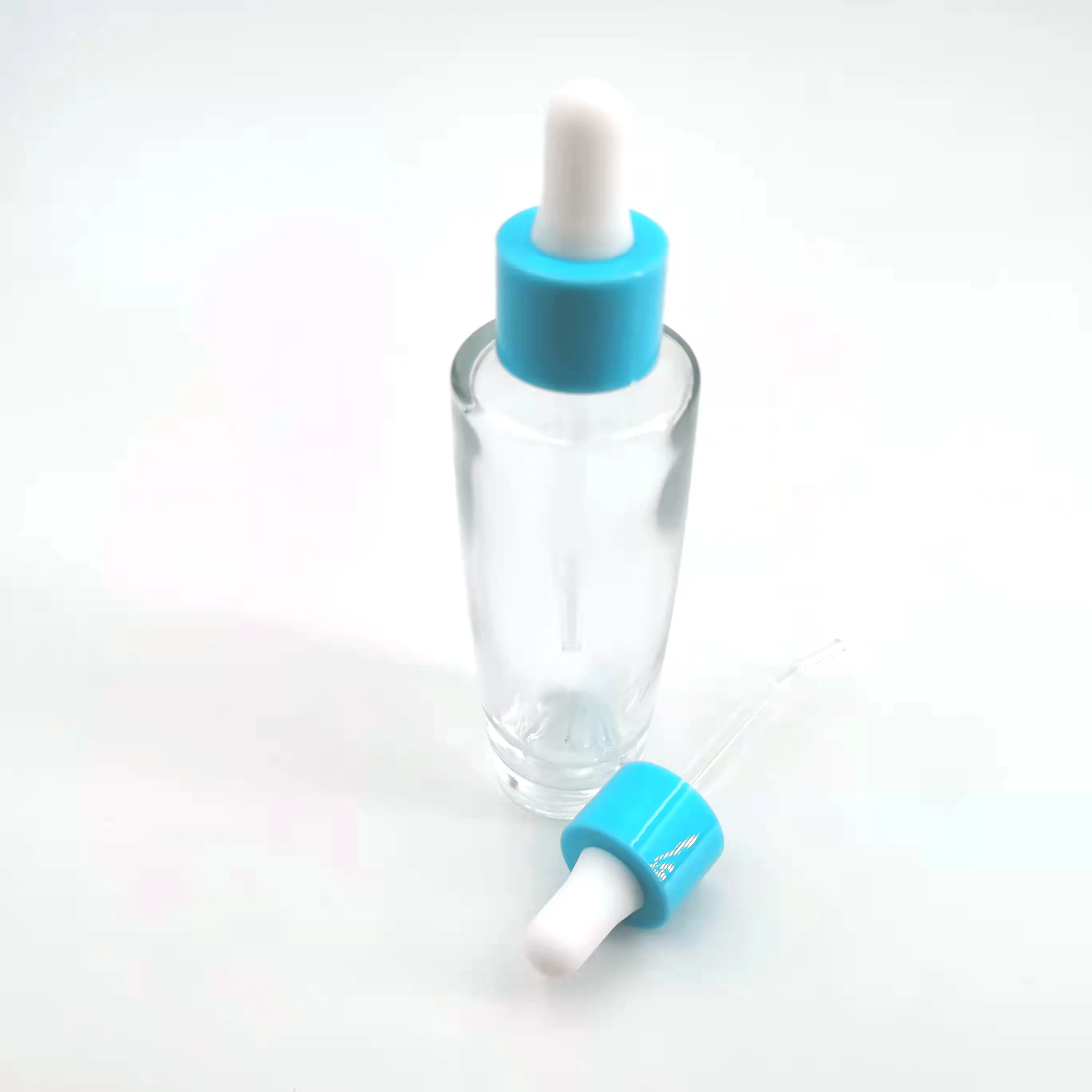 Custom 22/400 24/400 24/410 Pipette Clear Plastic Oil Dropper Easy To Use