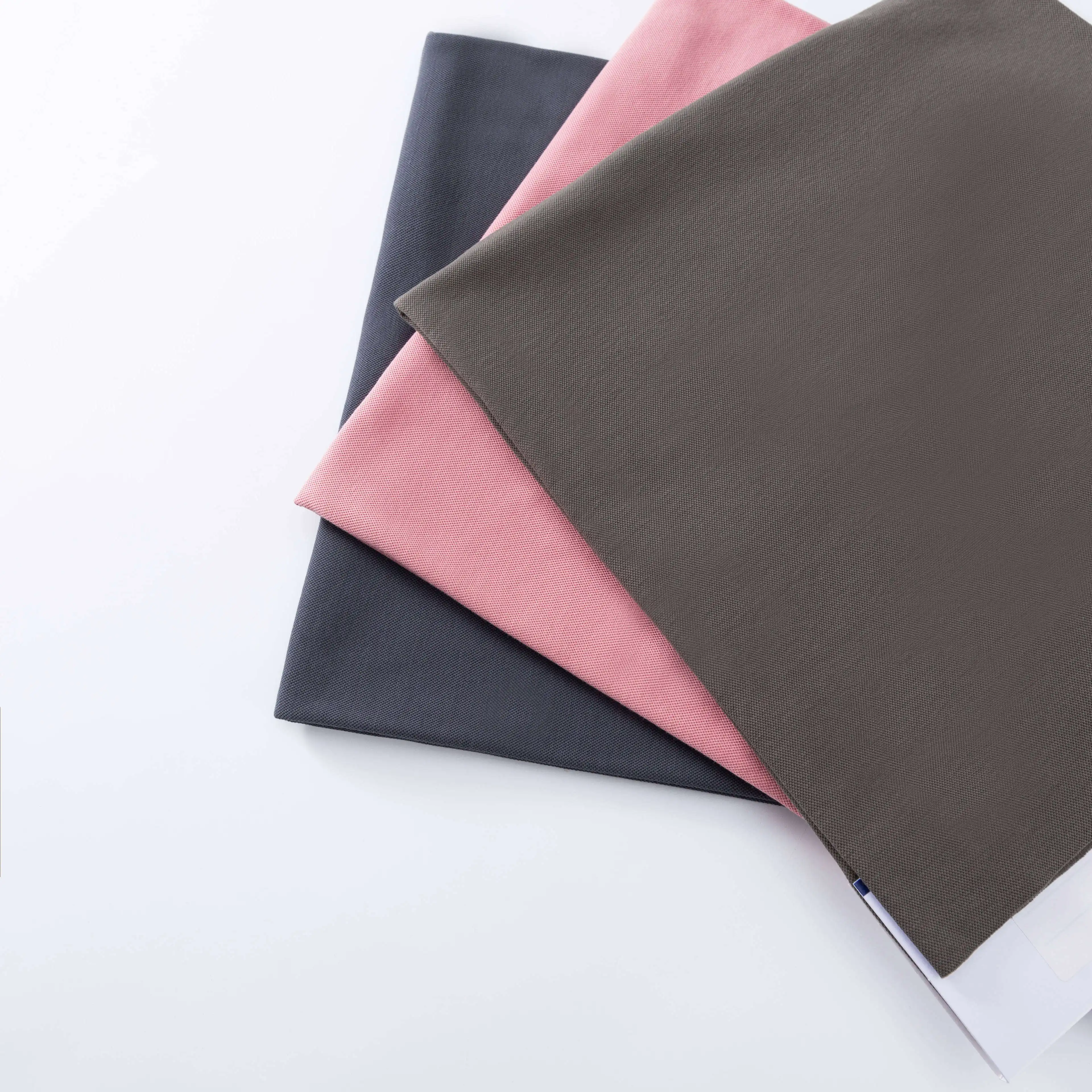 Wholesale Clothes 240gsm Material Fabric Mesh Back Brushed Knitted 65% cotton 35% polyester Garment Cotton Fabric