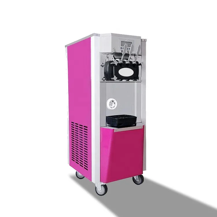 Лучшая цена, торговый автомат для мороженого, коммерческий аппарат для мороженого с воздушным насосом, конусный аппарат для мороженого