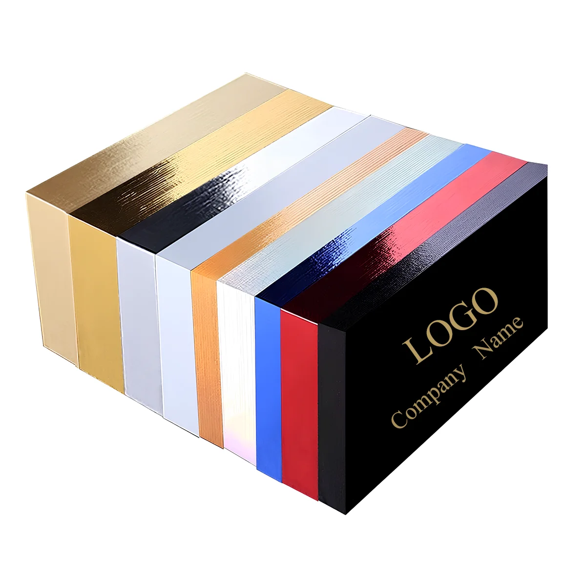 Free Design Custom Paper Plastic Metal Cards Printing With Logo Luxury Thank You Membership Gift Cards Digital Business Card