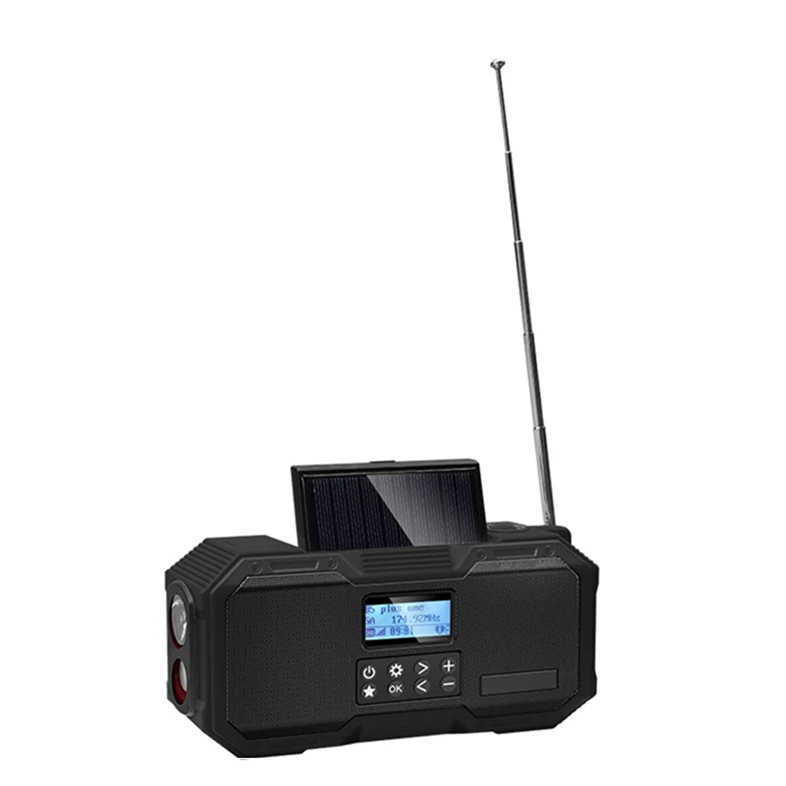 Глобальный приемник радио Bt колонки Am fm беспроводные колонки аварийное радио Fm с солнечной панелью/рукояткой