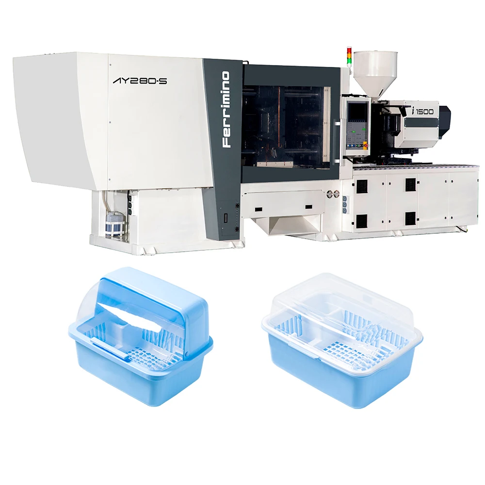 Ferrimino AY-180 Put the tableware storage box into the box with lid locker injection molding machines