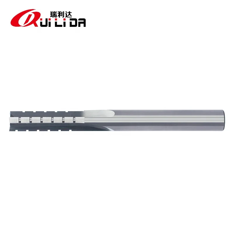 TCT Straight Bits 4 Teeth TCT Router Bits Tungsten Carbide Prolife Grooving Cutters Straight Bits With Chip Breaker