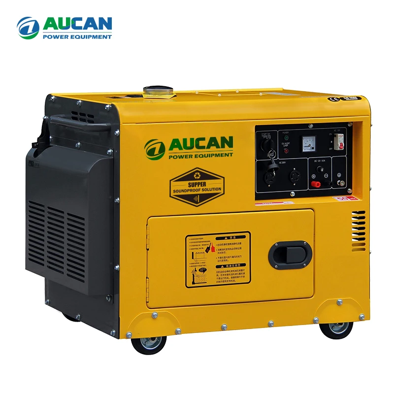 China Cheap Price Generator Factory Cheap Standby Silent Small Diesel 7.5kva Gasoline  Generator