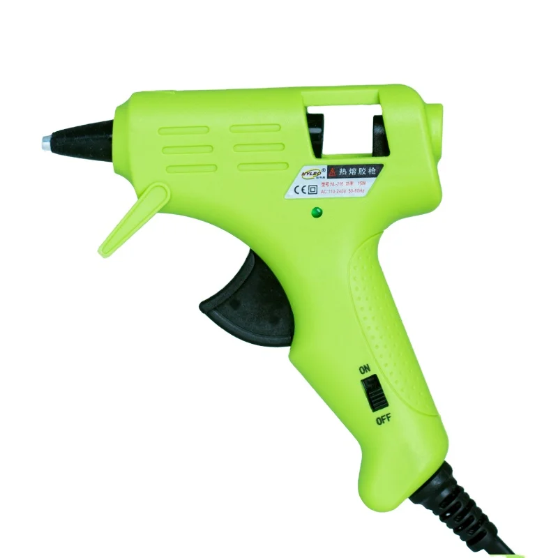 NYLEO  NL-216 20watt  Mini High Temperature Glue Gun, 10-watt, Green/Black