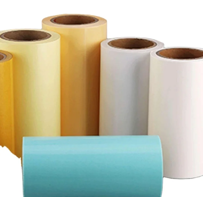 flexography white or yellow double sides Silicon coating  high grade anti stick paper for body paste