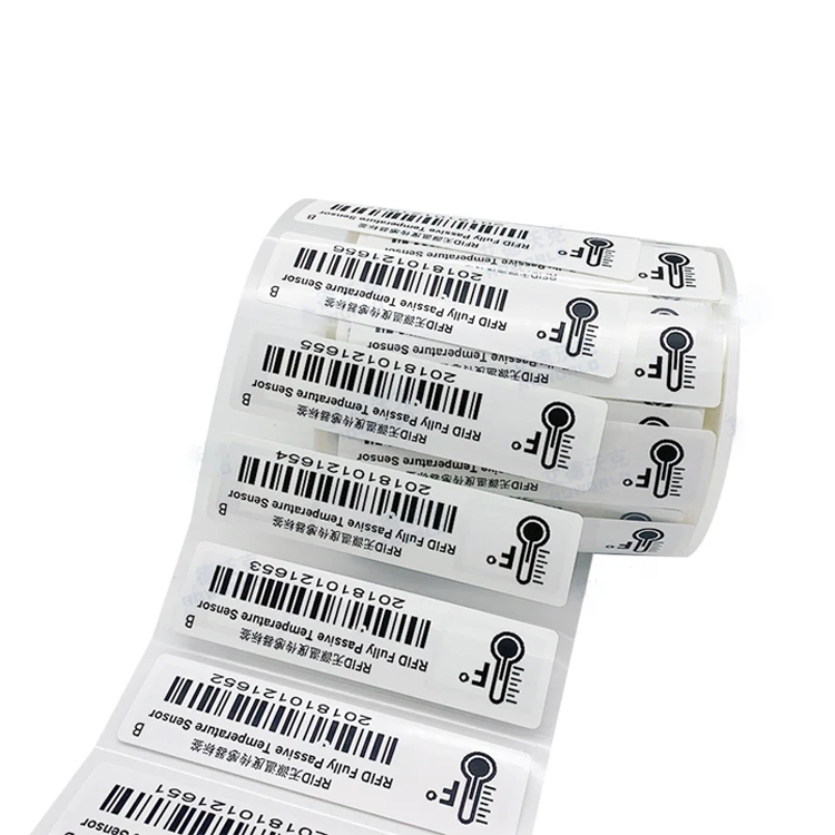 Maintenance Free ThingMagic Passive Uhf Rfid Temperature Sensor Sticker Tag for Cold-chain Logistics
