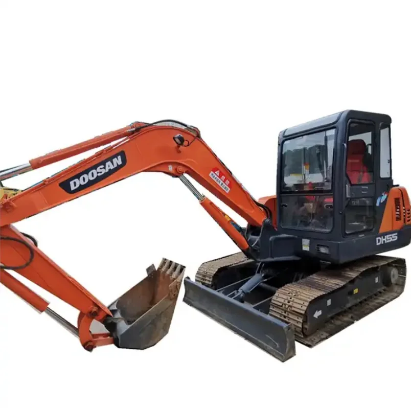 Used Excavator DOOSAN dh55 crawler mini excavator 5.5 ton korea original Mini Excavators for sale