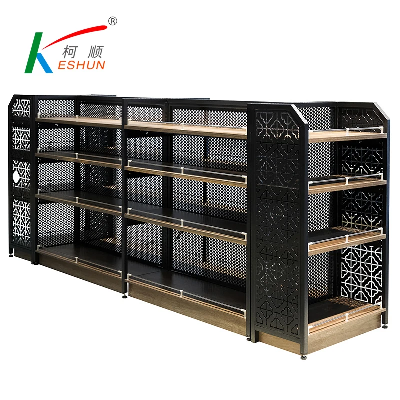 Shelves Supermarket Wood Used Retail Store, Restaurant Shop Shelves