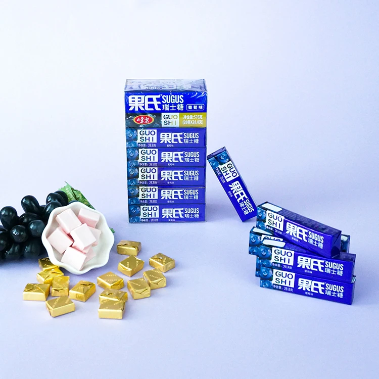 Factory Sales Sweet Sour Taste Chewy Bonbons Fresh Soft Gummy Milk Candy for Parties Weddings