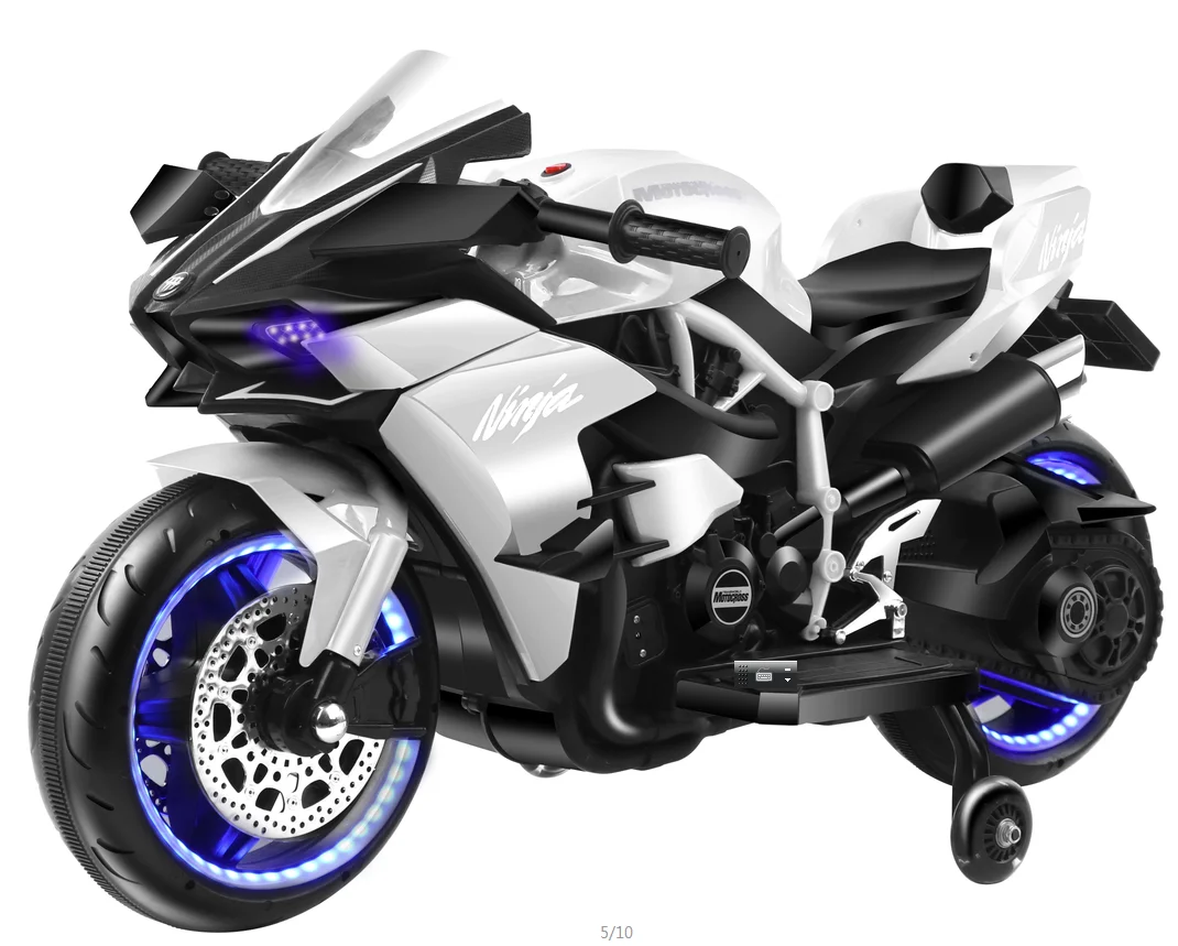 Kids Electric Motorcycle Kids Bike Factory Price With LED Lights Three Wheels Motorbike For Kids To Drive